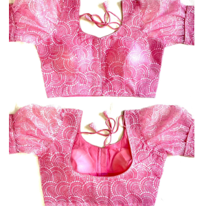 Beautiful Heavy Net Blouse With Cipli Work