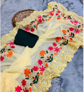 Superb Soft Refined Georgette Silk Saree