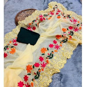 Superb Soft Refined Georgette Silk Saree