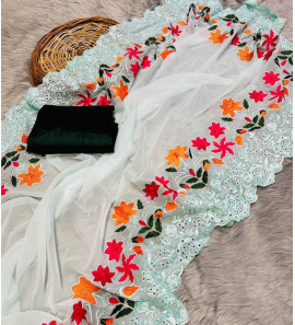 Superb Soft Refined Georgette Silk Saree
