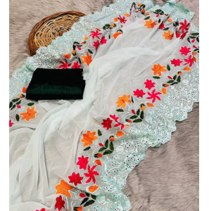 Superb Soft Refined Georgette Silk Saree