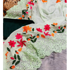 Superb Soft Refined Georgette Silk Saree
