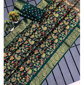 Soft Original Tusshar Silk Slub Saree