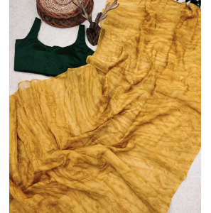 Soft Organza Silk Saree With Blouse