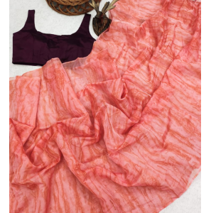 Soft Organza Silk Saree With Blouse Soft Organza Silk Saree With Blouse