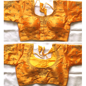 Women's Phantom Silk Blouse With Embroidery Work 