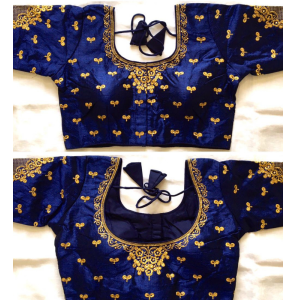 Women's Phantom Silk Blouse With Embroidery Work 