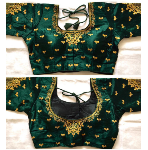 Women's Phantom Silk Blouse With Embroidery Work 