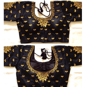 Women's Phantom Silk Blouse With Embroidery Work 