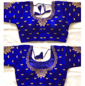 Women's Phantom Silk Blouse With Embroidery Work 