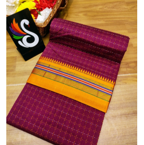 Soft Cotton Silk Saree With Blouse