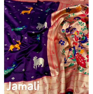 Soft Silk Woven Saree With Blouse