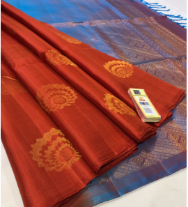  Pure Handloom Soft Silk Sarees With Butta Pattern 