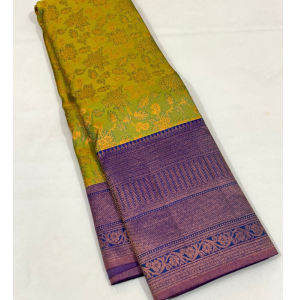 Pure Kanchipuram Handloom Bridal Silk Saree