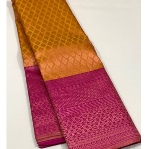 Pure Kanchipuram Handloom Bridal Silk Saree