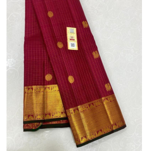Pure Kanchipuram Silk Saree With Blouse
