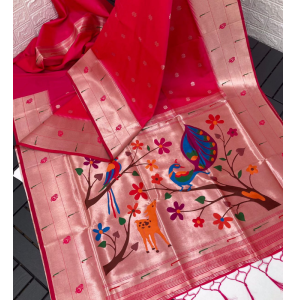 Pure Soft Kanchivram Paithani Silk Saree