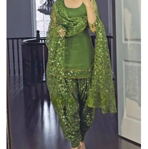 Party Wear Look Top, Patiyala Styles Salwar And Dupatta Party Wear Look Top, Patiyala Styles Salwar And Dupatta