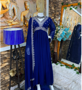 New Designer Nayra Alia Cut Gown 