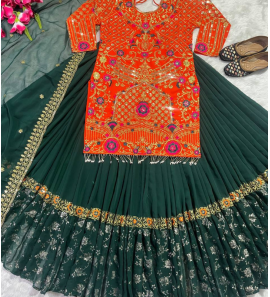 New Designer Lehenga -Top In New Fancy Style
