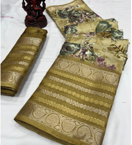 Stunning Dola Silk Saree Party Wear 