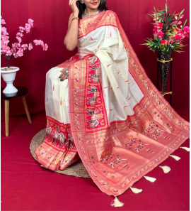 Soft Kanchivaram Patola Pethani Silk Saree