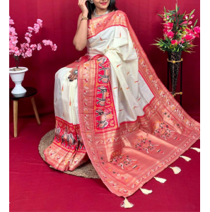 Soft Kanchivaram Patola Pethani Silk Saree