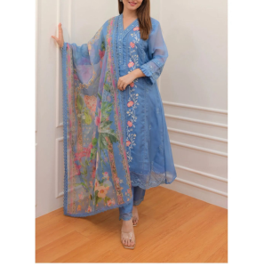 New Anarkali Gown With Digital Print