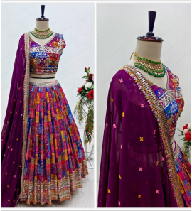 New Real Modeling Lehenga Choli With Dupatta Set