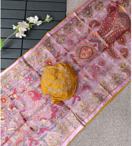 Simple Brasso Saree With Blouse