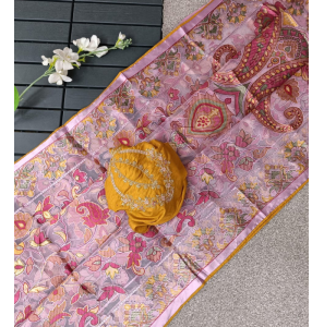 Simple Brasso Saree With Blouse