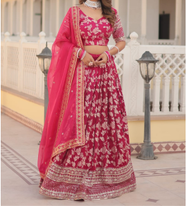 Dyeable Pure Viscos Lehenga Choli With Dupatta Set 