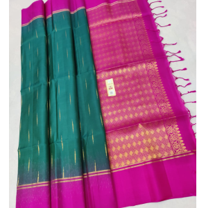 Pure Handloom Soft Silk Sarees With Blouse