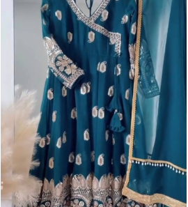 New Designer Party Wear Look Gown With Dupatta