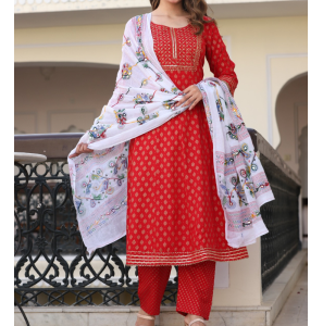 Beautiful Look Kurti Pant With Dupatta