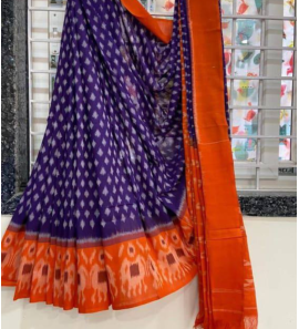 Stunning Digital Print Plain Linen Saree With Running Blouse