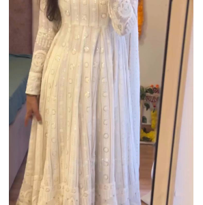 New Designer Faux Georgette Gown