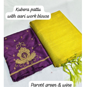 Kubera Pattu Soft Silk Saree With Jacquard Work