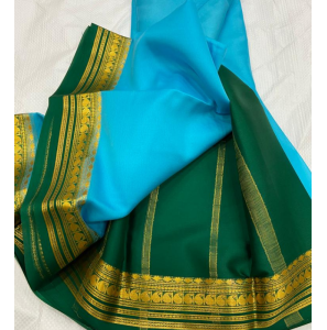 Stunning Mysore Silk Sarees With Blouse