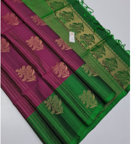 Pure Handloom Soft Silk Sarees With Blouse