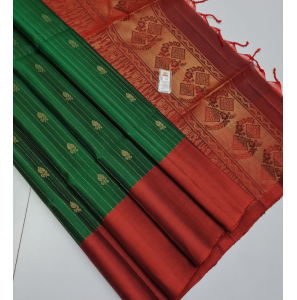 Pure Handloom Soft Silk Sarees With Blouse