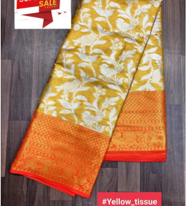 Soft Tissue Silk Banarasi Sarees 