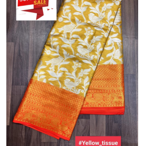 Soft Tissue Silk Banarasi Sarees 