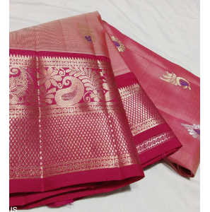 Pure Handloom Soft Silk Saree With Jari Weaving 
