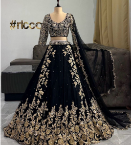 New Georgette Lehenga Choli With Dupatta Set