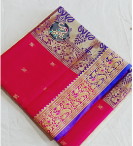 Soft Shine Cotton Chamak Silk Sarees