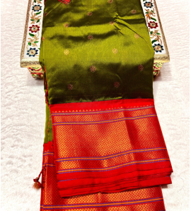 New Maharani Kadiyal Paithani Sarees