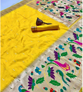 Pure Soft Kanchivaram Pethani Silk Sarees