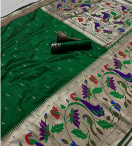 Pure Soft Kanchivaram Pethani Silk Sarees
