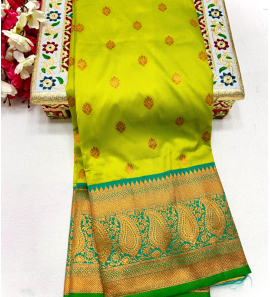 Kuhiri Border Kanjivaram Soft Silk Paithani Sarees